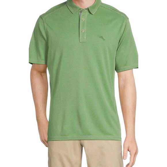 Vintage Tommy Bahama  Paradise Cove Short Sleeve Men Polo Shirt Size XXL - Picture 1 of 12